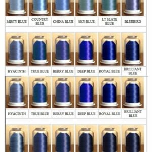 Hemingworth Embroidery Thread Blue Color Family