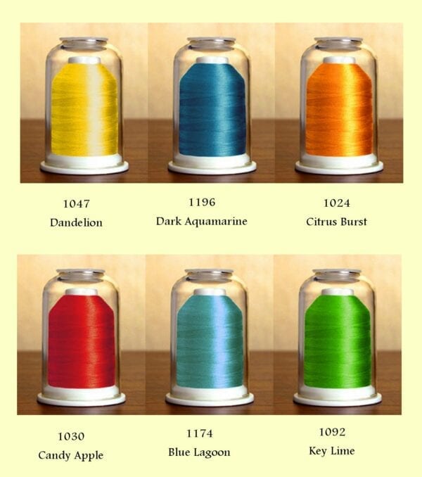 Hemingworth Threadset 25-Summer-Thread colors with bonus designs