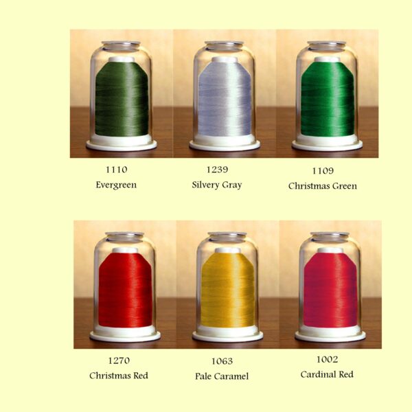 Hemingworth Threadset 28-Christmas thread colors