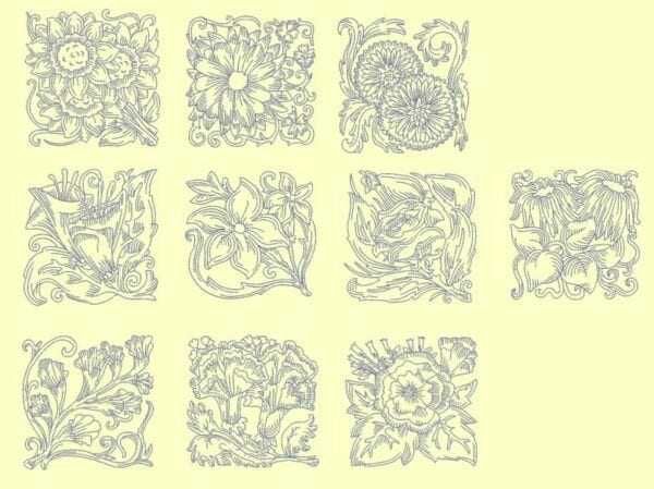 Hemingworth Threadset 12-Simply Spring bonus designs