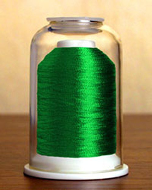 9015 Emerald Metallic Hemingworth embroidery thread