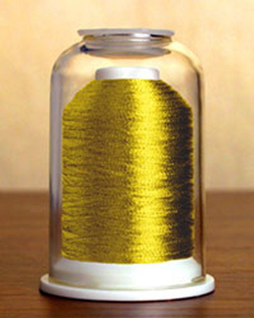 9010 Light Gold Metallic Hemingworth thread