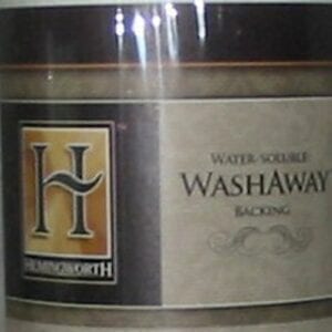 Water Soluble washaway backing