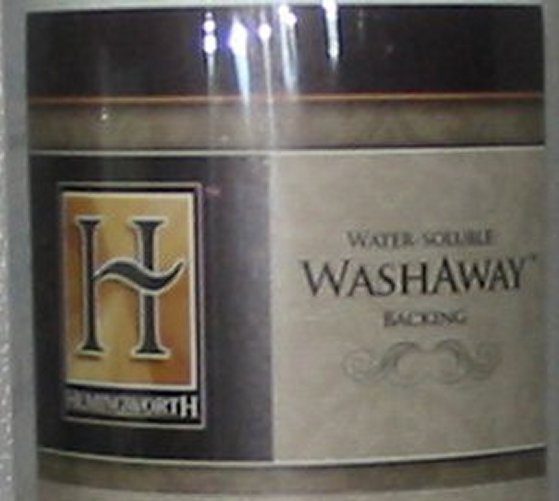 Water Soluble washaway backing