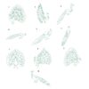 Gilded Peacock Collection, white background
