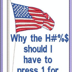Press 1 for English?-FREE DESIGN-Downloadable