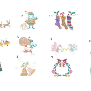 Christmas Mola Design collection