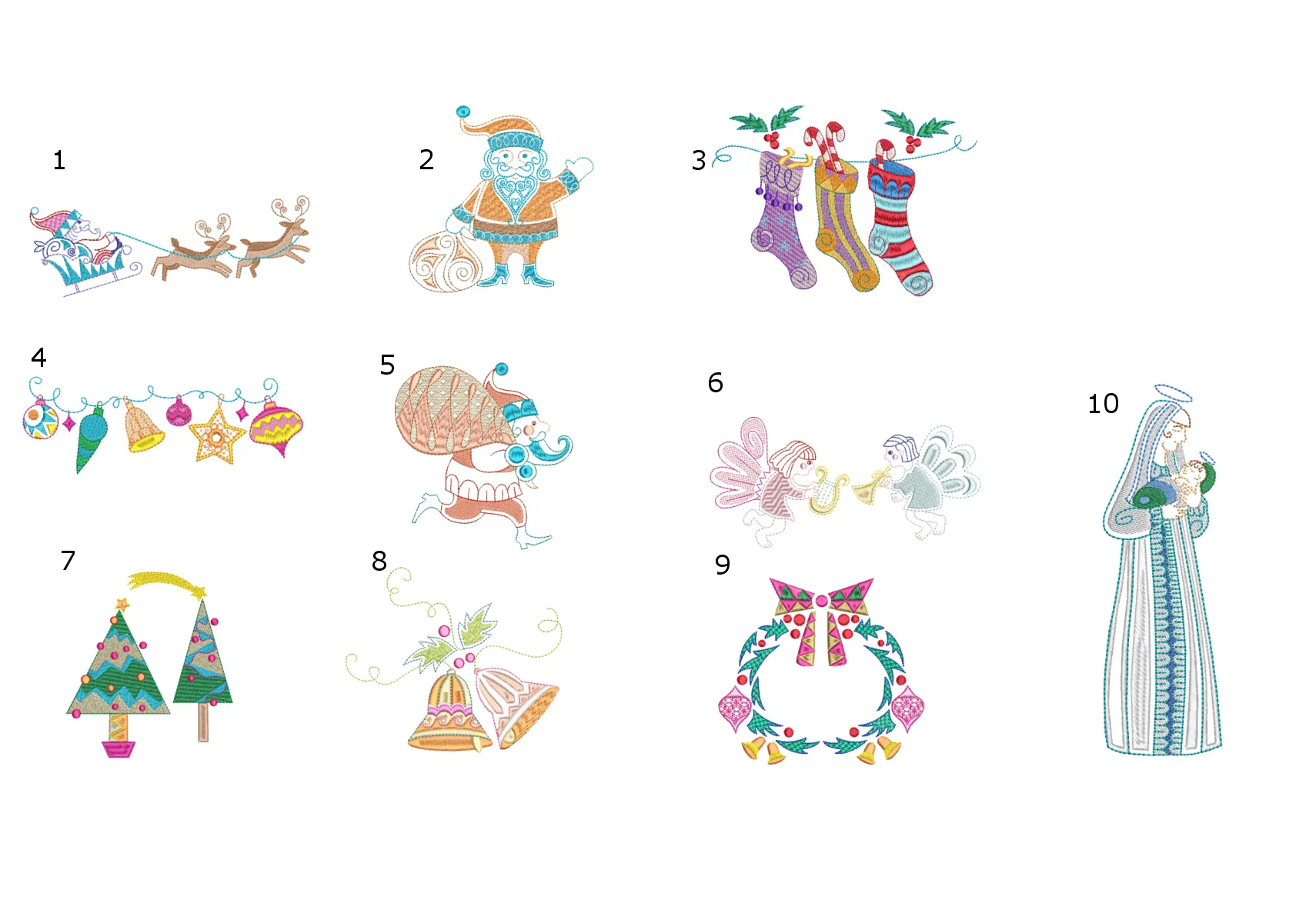 Christmas Mola Design collection