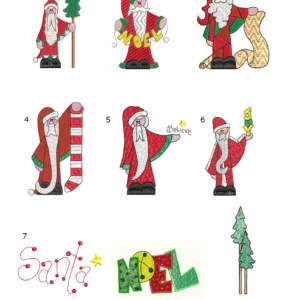 Santa numbered collection