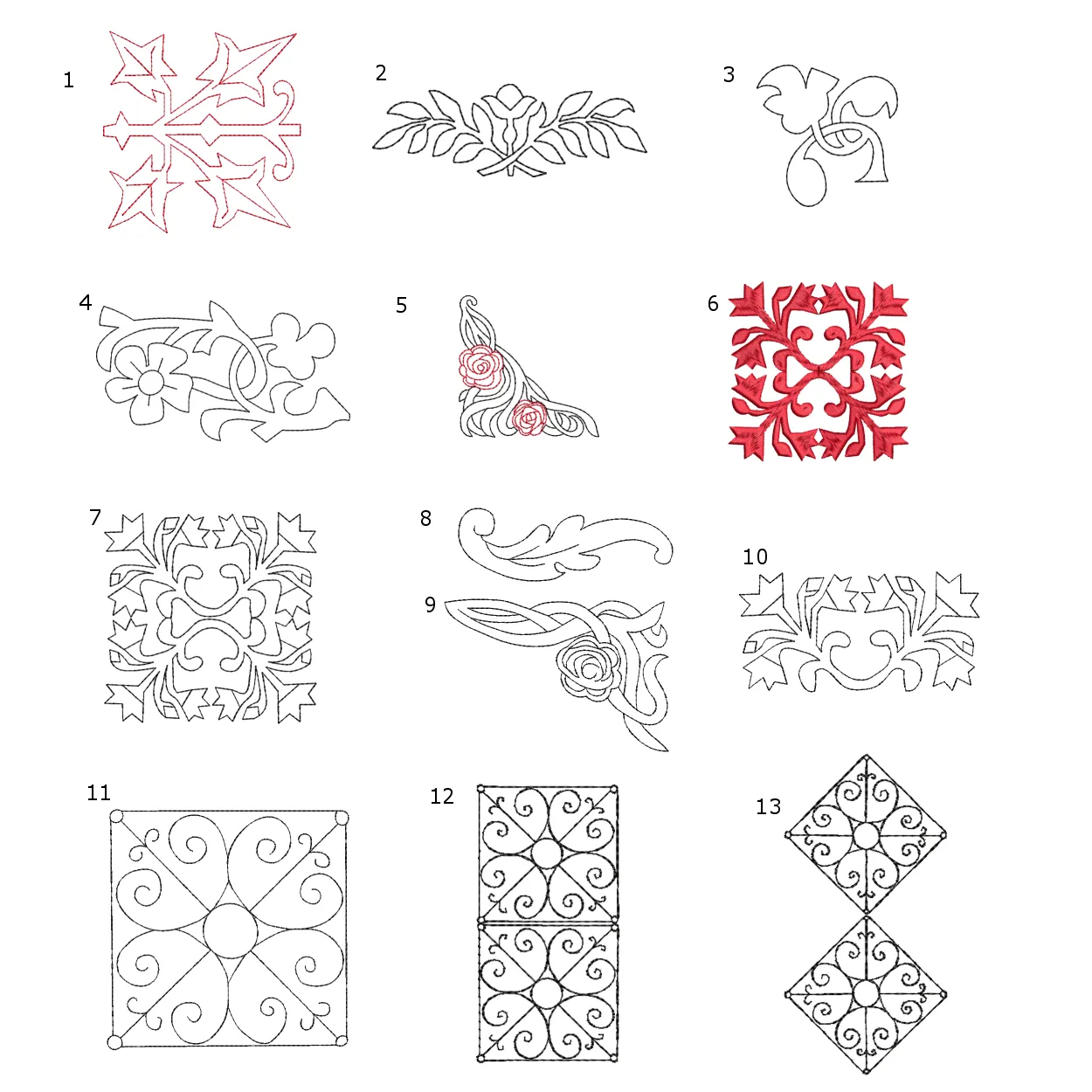 Blackwork Designs collection