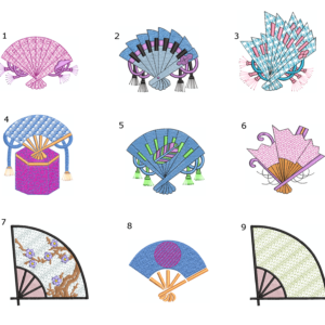 Oriental Fans, Numbered Collection